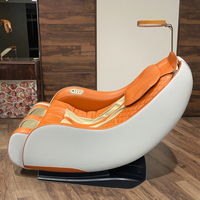 Fauteuil de massage à pression d'air zéro gravité de luxe thaïlandais 2025, fauteuil pliable de qualité supérieure avec fonction de chauffage pour les pieds