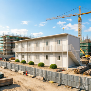 Edificio Modulare a Due Piani a Basso Costo, Casa Prefabbricata in Container con Scale Esterne - Product Image 2