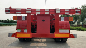 Semirremolque Esqueleto de 3 Ejes y 40 Pies para Transporte de Contenedores, Chasis de Camión con 12 Cierres Giratorios - Product Image 5