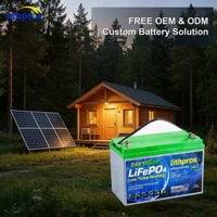 Batterie LiFePO4 25.6V 150AH Grade A 6000+ Cycles Batterie de Stockage Domestique à Décharge Profonde BMS RS485 Terminal M8 CE RoHS IP67 OEM ODM