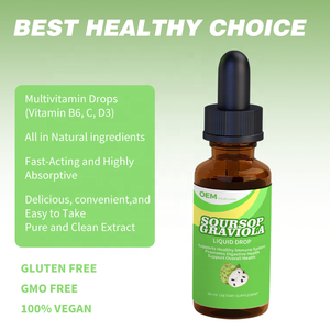 Gotas Líquidas de Guanábana (Graviola) para Adultos, Venta al Por Mayor OEM, Refuerzo Inmunológico, Apoyo Celular, Relajación, Ayuda para Dormir y para el Hígado - Product Image 2