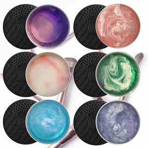 Professional Cleansing <b>Tool</b> Lavender Scented Makeup Sponge Cleaner With <b>Metal</b> Tin - Product Image 2