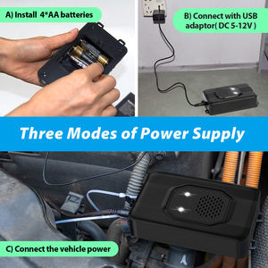 Répulsif à rongeurs sous le capot AR28C, technologie de démarrage et d'arrêt automatique, triple alimentation, ultrasons 18-36 kHz, protection du moteur du véhicule - Product Image 4