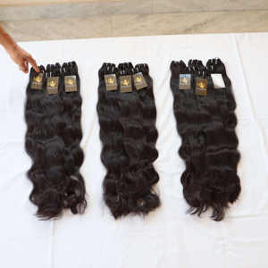 ผมมิงค์แท้จากบราซิลเลี่ยนผมธรรมชาติสีดำเป็นลอนทรงตรงจากผู้จำหน่ายชาวอินเดีย - Product Image 3