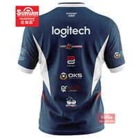 Camiseta de Esports de Secado Rápido Personalizada de Alta Calidad 2021