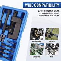 Kit d'outils de démontage de chaîne de moto, coupe-chaîne et riveteuse, kit d'outils de réparation
