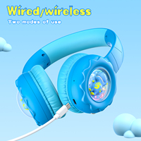 Casque d'écoute sans fil ONIKUMA B30 500mAh Large Casque d'écoute léger pour enfants, design capsule spatiale