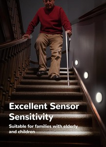 Luz Nocturna LED con Sensor de Movimiento Recargable por USB, para Cocina, Dormitorio, Escaleras, Pasillo, Armario, Guardarropa - Product Image 4