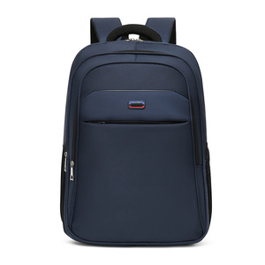 Laptop <b>Backpack</b> Large Capacity Anti-Theft Business Travel Unisex <b>Black</b> Gray Blue Solid Color Spring 2024 - Product Image 2