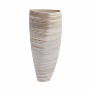 Vaso Moderno in Porcellana a Forma Conica Stratificata, Decorazione in Ceramica Stampata in 3D per Soggiorno e Arredamento Casa - Product Image 3