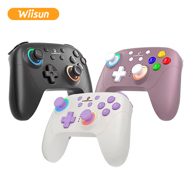 Anbernic RG P01 BT Portable Gaming Console Wireless Joystick Controllers for Switch/PC J Series Game Controller RGB