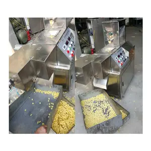 Roestvrij Kleine Mini Slanty Gepofte Maïs Rijst Snacks Voedsel Extruder Machines/Maïs Bladerdeeg Snack Extruder Making Machine