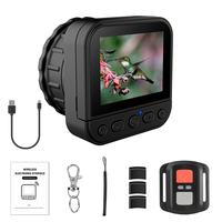 Nouveau télescope caméra WIFI 2,4G 64MP 4K HD avec écran, télescope astronomique numérique 16X avec oculaire