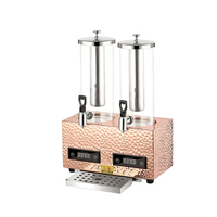 Chauffe-lait électrique portable de qualité commerciale Airuisi en acier inoxydable, alimenté par prise, pour cuisine de restaurant, distributeur de lait chaud pour