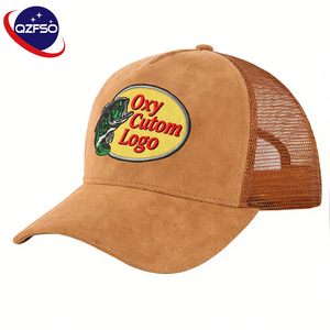 Casquette de baseball unisexe QZFSO personnalisée en maille brodée 3D à 7 panneaux pour l'été, protection solaire extérieure, pêche, Gorras - Product Image 1