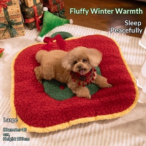 Nouveau Tapis de Couchage Festif d'Hiver <span class=keywords><strong>pour</strong></span> Animaux de Compagnie, en Polyester Épais, Doux et Respirant, <span class=keywords><strong>pour</strong></span> Chats et Chiens de Petite et Moyenne Taille - Product Image 4