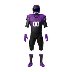 Ensemble d'uniformes de football américain personnalisés pour équipe professionnelle, vêtements de sport, séchage rapide, coupe confortable, uniforme de football américain - Product Image 2