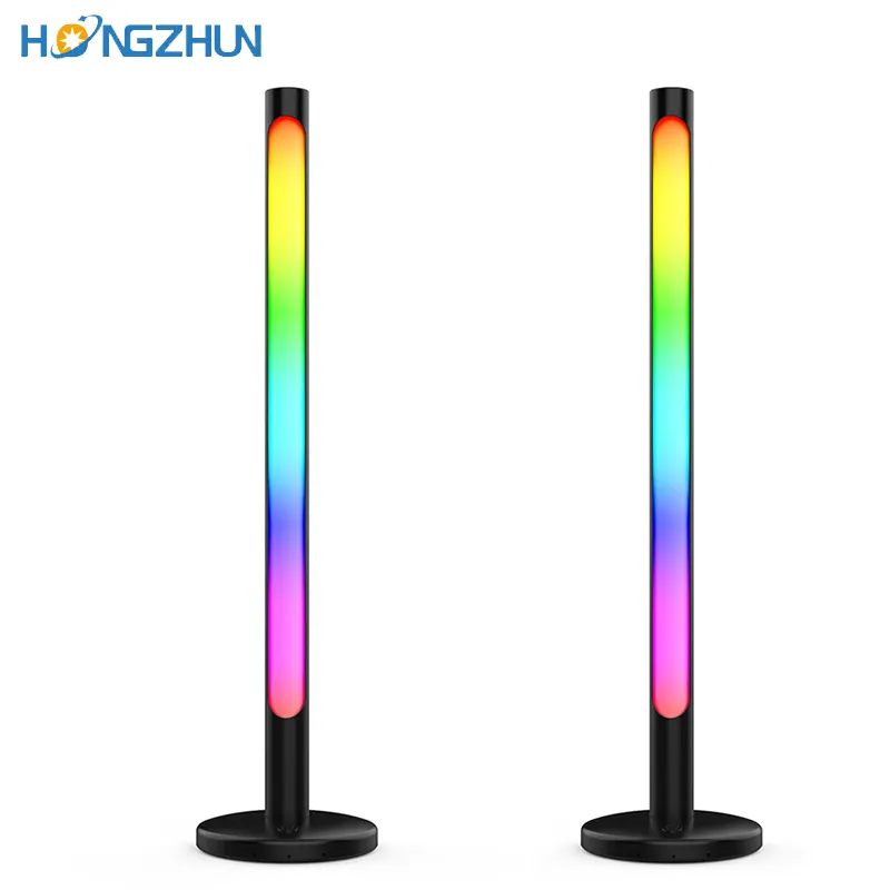 ABS Voice-Activated Pickup Rhythm Lamp Sound Control Audio Spectrum RGB LED 32 Bit Music Level Light for Game Decor