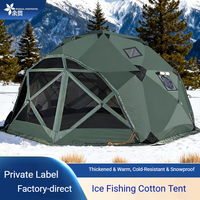 Tente de camping extérieure quatre saisons en coton épais Oxford, coupe-vent et imperméable, idéale pour l'hiver – Approvisionnement transfrontalier