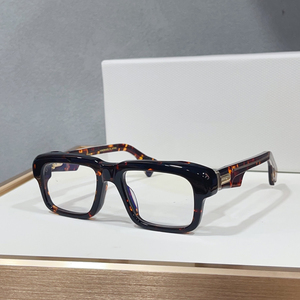 Gafas de Sol Unisex Rectangulares Gruesas de Lujo con Montura de Acetato, Lentes Transparentes UV400, Montura de Gafas Retro Moderna para Prescripción - Product Image 4