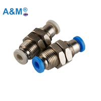 Vente en gros de raccords instantanés compacts Pm-C Buckhead Union raccord pneumatique connecteur de tuyau pièces pneumatiques