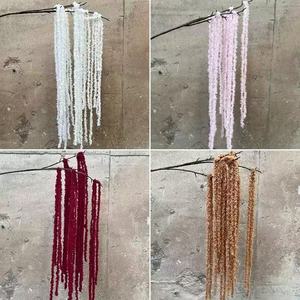 Artificial Green Plants Soft Hanging Rice Lover Tears Hanging Floral Wedding Ceiling Background Hotel Wedding Hall Decoration - Product Image 5