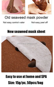 OEM ODM naturale biologico fai da te facile da usare naturale maschera di gelatina di alghe in polvere alga Peeling maschera facciale 100% foglio di alghe maschera - Product Image 3