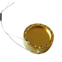 Capsule de microphone à bordure terminée d'un seul côté, microphone de studio, grand diaphragme doré, élément de remplacement professionnel DIY, cardioïde