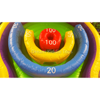 Jeu de lancer interactif pour enfants, intérieur et extérieur, Bulls Eye Ball, jeux de carnaval gonflables pour événements