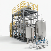 Équipement de distillation à haute pureté en acier inoxydable 304, équipement de séparation des eaux usées industrielles