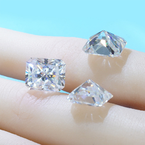 Moissanita Suelta con Corte Radiante Starsgem de 3*4mm-9*11mm, DEF VVS - Product Image 2
