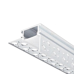 Profilé LED sans cadre SDW49X34.9 pour plaques <span class=keywords><strong>de</strong></span> plâtre avec diffuseur pour éclairage architectural et montage <span class=keywords><strong>plafond</strong></span>-étain - Product Image 1
