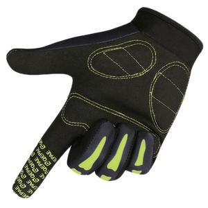 Guantes de Ciclismo Qepae con Diseño de Calavera, Negros y Verdes, de Poliéster, Unisex para Adultos - Product Image 3