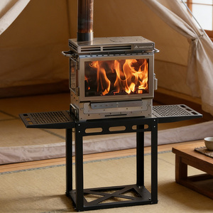 Horno Portátil INBESTCAMP Burner Packable Bushbox, Horno Multifuel para Camping, Horno Bushcraft, Chimenea de Pared, Calentador para Camping de Invierno - Product Image 1