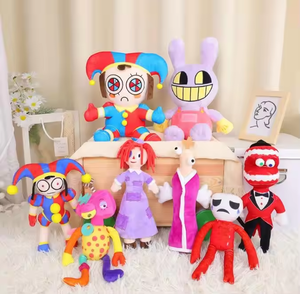 Jouet en peluche de dessin animé en gros, incroyable cirque numérique Jax pour enfants, rembourrage en coton PP, emballage en sac OPP, prêt à être expédié - Product Image 3