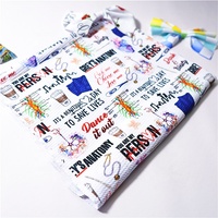 Bandeau en tissu extensible dobby tricoté Liverpool de haute qualité, à séchage rapide, écologique, imprimé sur mesure, 250 g/m², impression numérique