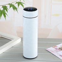 Gobelet Isotherme Intelligent de 500 ml avec Affichage Numérique de Température LED, en Acier Inoxydable 304, Anti-fuite