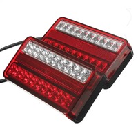 6 pouces 20 LED 12V 24V 10-30v feu arrière voiture camion remorque camping-car frein d'arrêt arrière indicateur de recul feux clignotant lampe