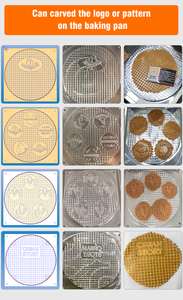Machine professionnelle électrique pour gaufres, cornets de crème glacée et crêpes, avec plaque antiadhésive - Product Image 6