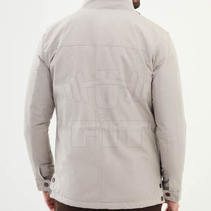 Streetwear personnalisé pour hommes Vêtements d'extérieur à manches longues de haute qualité Veste en coton Vestes cargo utilitaires à plusieurs poches - Product Image 5