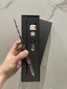 Prix d'usine à bas quantité minimale de commande Stylo en verre à écriture lisse pour les distributeurs du monde entier - Product Image 6