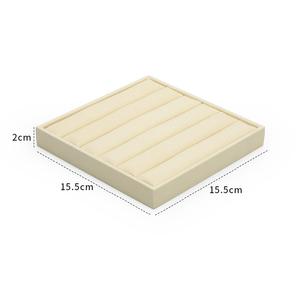 Luxury Microfiber Metal Jewelry Showcase Display Stand Set Elegant Jewelry Display Tray and Rack Accessories - Product Image 6