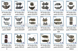 Plaquettes de frein pour moto du marché colombien en promotion pour DT125 DT200 YBR125 YTZ250 TT225 YFM350 – Plaquettes de frein non métalliques pour disque de frein - Product Image 5