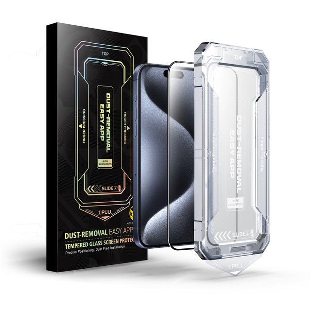 Tempered Glass Privacy Screen Protector for iPhone 16 with Anti-Scratch Drop Protection  Anti-Glare and Case Friendly Design