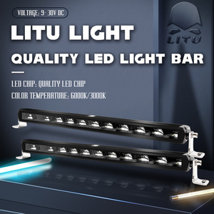 12V 24V Super luminoso alto Lumen led luce barra per <span class=keywords><strong>auto</strong></span>, 12 22 32 42 52 pollici Combo singola fila led barra luminosa per camion - Product Image 2