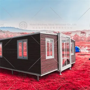 Light Expandable Container House Prefabricated Living Folding Villa Sentry Box Guard House Toilet Hotel Shop Office Workshop