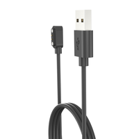 Chargeur de montre intelligente Haylou GS LS09A, câble de charge magnétique rapide 5A avec fonction de charge rapide 3A et blindage tressé
