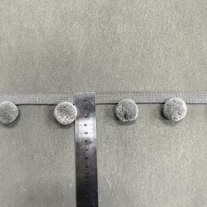 شريط زخرفي كبير من ZSY بطول 4.3 سم مع كرات زينة وشراشيب للستائر والأرائك، شريط دانتيل مزين بالخرز لتزيين الستائر والأوشحة والقبعات - Product Image 6