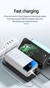 Cargador de Teléfono al por Mayor OEM ODM, Banco de Energía de Gran Capacidad de 50000 mAh, Banco de Energía para Teléfono Celular con Tres Puertos USB para Teléfonos - Product Image 2
