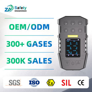 Rilevatore di Gas portatile Multi 4 combustibile infiammabile tossico confinato idrogeno cloruro HCl - Product Image 1